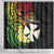 Wallis and Futuna Victory Day Shower Curtain Liberty Equality Fraternity Polynesian Plumeria