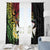 Wallis and Futuna Victory Day Window Curtain Liberty Equality Fraternity Polynesian Plumeria