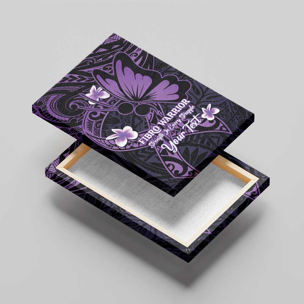 Personalised Fibromyalgia Awareness Month Canvas Wall Art Fibro Warrior Strength In Every Struggle