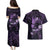Personalised Fibromyalgia Awareness Month Couples Matching Puletasi and Hawaiian Shirt Fibro Warrior Strength In Every Struggle