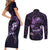 Personalised Fibromyalgia Awareness Month Couples Matching Short Sleeve Bodycon Dress and Long Sleeve Button Shirt Fibro Warrior Strength In Every Struggle