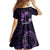 Personalised Fibromyalgia Awareness Month Family Matching Off The Shoulder Long Sleeve Dress and Hawaiian Shirt Fibro Warrior Strength In Every Struggle