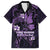 Personalised Fibromyalgia Awareness Month Family Matching Off The Shoulder Long Sleeve Dress and Hawaiian Shirt Fibro Warrior Strength In Every Struggle
