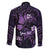 Personalised Fibromyalgia Awareness Month Family Matching Off The Shoulder Long Sleeve Dress and Hawaiian Shirt Fibro Warrior Strength In Every Struggle