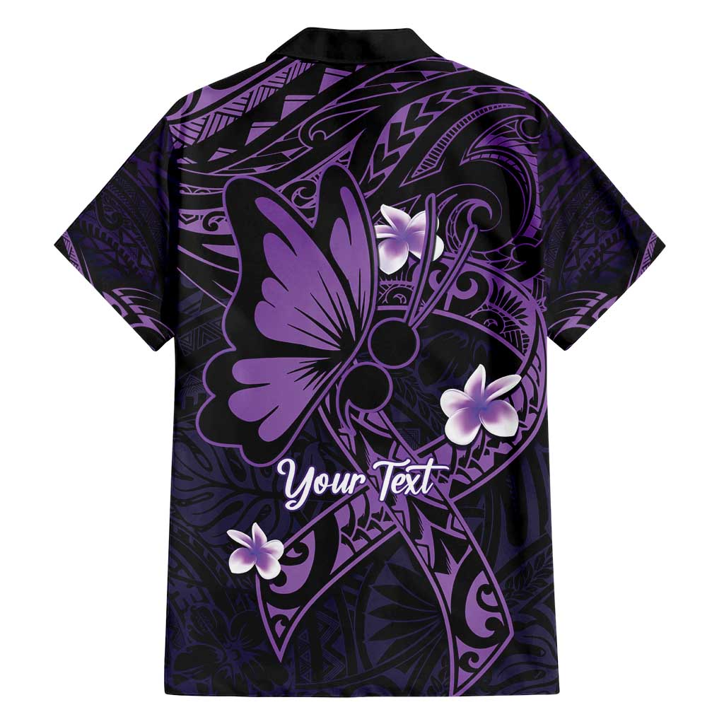 Personalised Fibromyalgia Awareness Month Family Matching Summer Maxi Dress and Hawaiian Shirt Fibro Warrior Strength In Every Struggle LT14 - Polynesian Pride