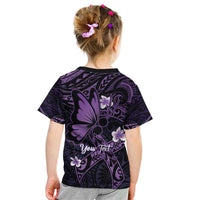 Personalised Fibromyalgia Awareness Month Kid T Shirt Fibro Warrior Strength In Every Struggle