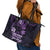 Personalised Fibromyalgia Awareness Month Leather Tote Bag Fibro Warrior Strength In Every Struggle