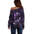 Personalised Fibromyalgia Awareness Month Off Shoulder Sweater Fibro Warrior Strength In Every Struggle