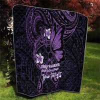 Personalised Fibromyalgia Awareness Month Quilt Fibro Warrior Strength In Every Struggle