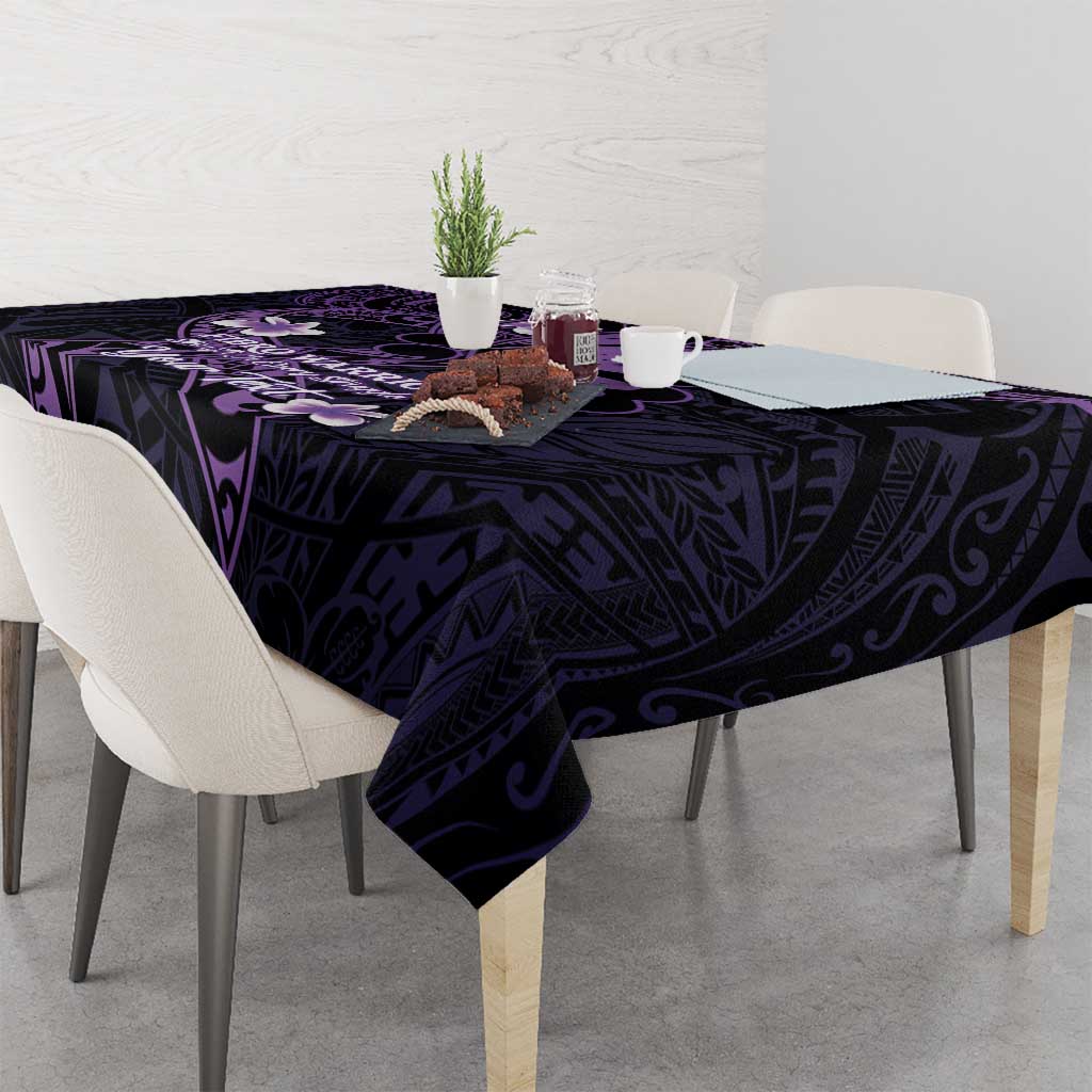 Personalised Fibromyalgia Awareness Month Tablecloth Fibro Warrior Strength In Every Struggle