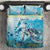 Personalized Snorkeling Hawaii Bedding Set Ocean Lover Hawaiian Kakau Honu Turtle