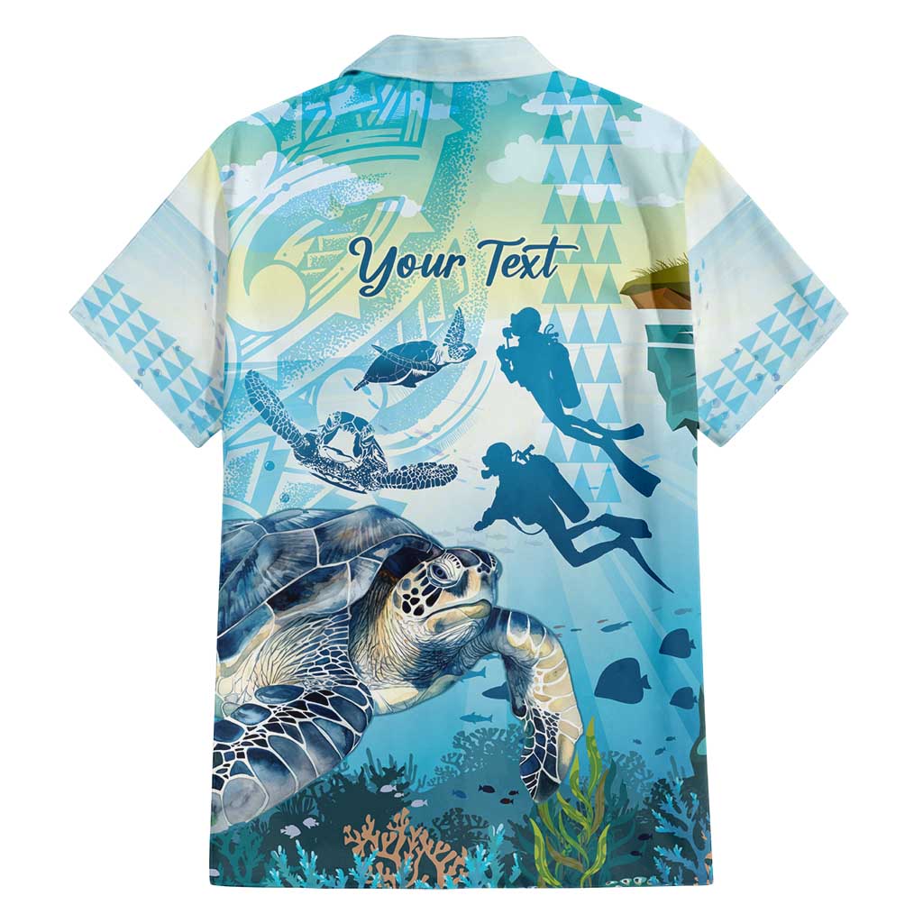 Personalized Snorkeling Hawaii Family Matching Summer Maxi Dress and Hawaiian Shirt Ocean Lover Hawaiian Kakau Honu Turtle LT14 - Polynesian Pride
