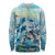Personalized Snorkeling Hawaii Long Sleeve Shirt Ocean Lover Hawaiian Kakau Honu Turtle