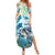 Personalized Snorkeling Hawaii Summer Maxi Dress Ocean Lover Hawaiian Kakau Honu Turtle