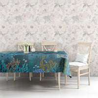 Personalized Snorkeling Hawaii Tablecloth Ocean Lover Hawaiian Kakau Honu Turtle