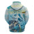 Personalized Snorkeling Hawaii Zip Hoodie Ocean Lover Hawaiian Kakau Honu Turtle