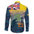 Niue ANZAC Day Family Matching Long Sleeve Bodycon Dress and Hawaiian Shirt We Will Remember Them Camouflage Style