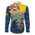 Niue ANZAC Day Family Matching Mermaid Dress and Hawaiian Shirt We Will Remember Them Camouflage Style
