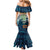 Niue ANZAC Day Family Matching Mermaid Dress and Hawaiian Shirt We Will Remember Them Camouflage Style