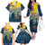 Niue ANZAC Day Family Matching Off The Shoulder Long Sleeve Dress and Hawaiian Shirt We Will Remember Them Camouflage Style