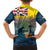 Niue ANZAC Day Family Matching Off Shoulder Maxi Dress and Hawaiian Shirt We Will Remember Them Camouflage Style