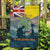 Niue ANZAC Day Garden Flag We Will Remember Them Camouflage Style