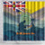 Niue ANZAC Day Shower Curtain We Will Remember Them Camouflage Style