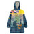 Niue ANZAC Day Wearable Blanket Hoodie We Will Remember Them Camouflage Style