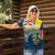 Niue ANZAC Day Women Polo Shirt We Will Remember Them Camouflage Style