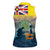 Niue ANZAC Day Women Sleeveless Polo Shirt We Will Remember Them Camouflage Style