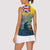 Niue ANZAC Day Women Sleeveless Polo Shirt We Will Remember Them Camouflage Style