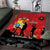 Tonga ANZAC Day Area Rug Ngatu Pattern We Will Remember Them
