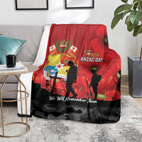 Tonga ANZAC Day Blanket Ngatu Pattern We Will Remember Them