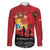 Tonga ANZAC Day Family Matching Long Sleeve Bodycon Dress and Hawaiian Shirt Ngatu Pattern We Will Remember Them