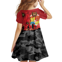 Tonga ANZAC Day Family Matching Mermaid Dress and Hawaiian Shirt Ngatu Pattern We Will Remember Them