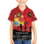Tonga ANZAC Day Family Matching Off Shoulder Maxi Dress and Hawaiian Shirt Ngatu Pattern We Will Remember Them