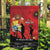 Tonga ANZAC Day Garden Flag Ngatu Pattern We Will Remember Them