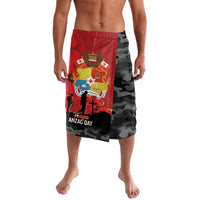 Tonga ANZAC Day Lavalava Ngatu Pattern We Will Remember Them