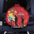 Tonga ANZAC Day Spare Tire Cover Ngatu Pattern We Will Remember Them