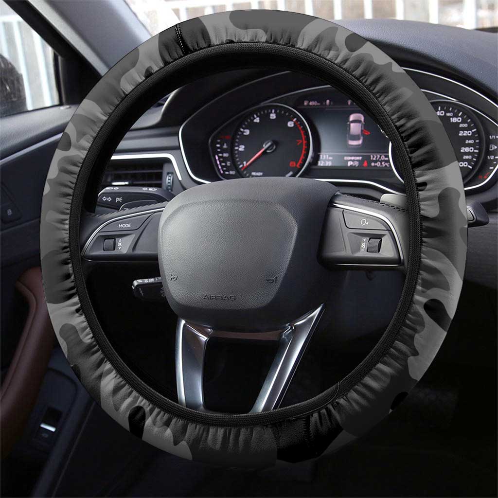 Tonga ANZAC Day Steering Wheel Cover Ngatu Pattern We Will Remember Them