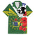 Cook Islands ANZAC Day Family Matching Off Shoulder Short Dress and Hawaiian Shirt Last Post Lest We Forget