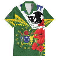 Cook Islands ANZAC Day Hawaiian Shirt Last Post Lest We Forget