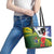 Cook Islands ANZAC Day Leather Tote Bag Last Post Lest We Forget