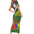 Cook Islands ANZAC Day Short Sleeve Bodycon Dress Last Post Lest We Forget