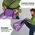 Purple Polynesia Hammerhead Shark Tattoo With Plumeria Lei Grocery Bag