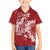 Red Polynesia Hammerhead Shark Tattoo With Plumeria Lei Hawaiian Shirt