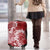 Red Polynesia Hammerhead Shark Tattoo With Plumeria Lei Luggage Cover
