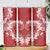 Red Polynesia Hammerhead Shark Tattoo With Plumeria Lei Skinny Tumbler
