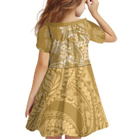 Yellow Polynesia Hammerhead Shark Tattoo With Plumeria Lei Family Matching Off Shoulder Maxi Dress and Hawaiian Shirt LT14 - Polynesian Pride