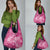 Pink Polynesia Hammerhead Shark Tattoo With Plumeria Lei Grocery Bag